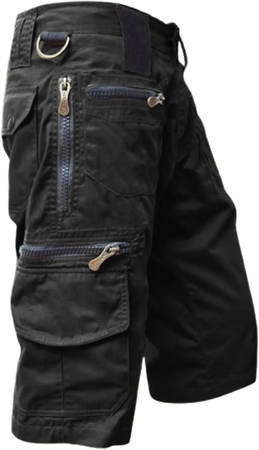 Men's Cargo Shorts Relaxed Fit Camo Short Outdoor Multi-Pocket Cotton Work Shorts Casual Hiking Shorts for Men