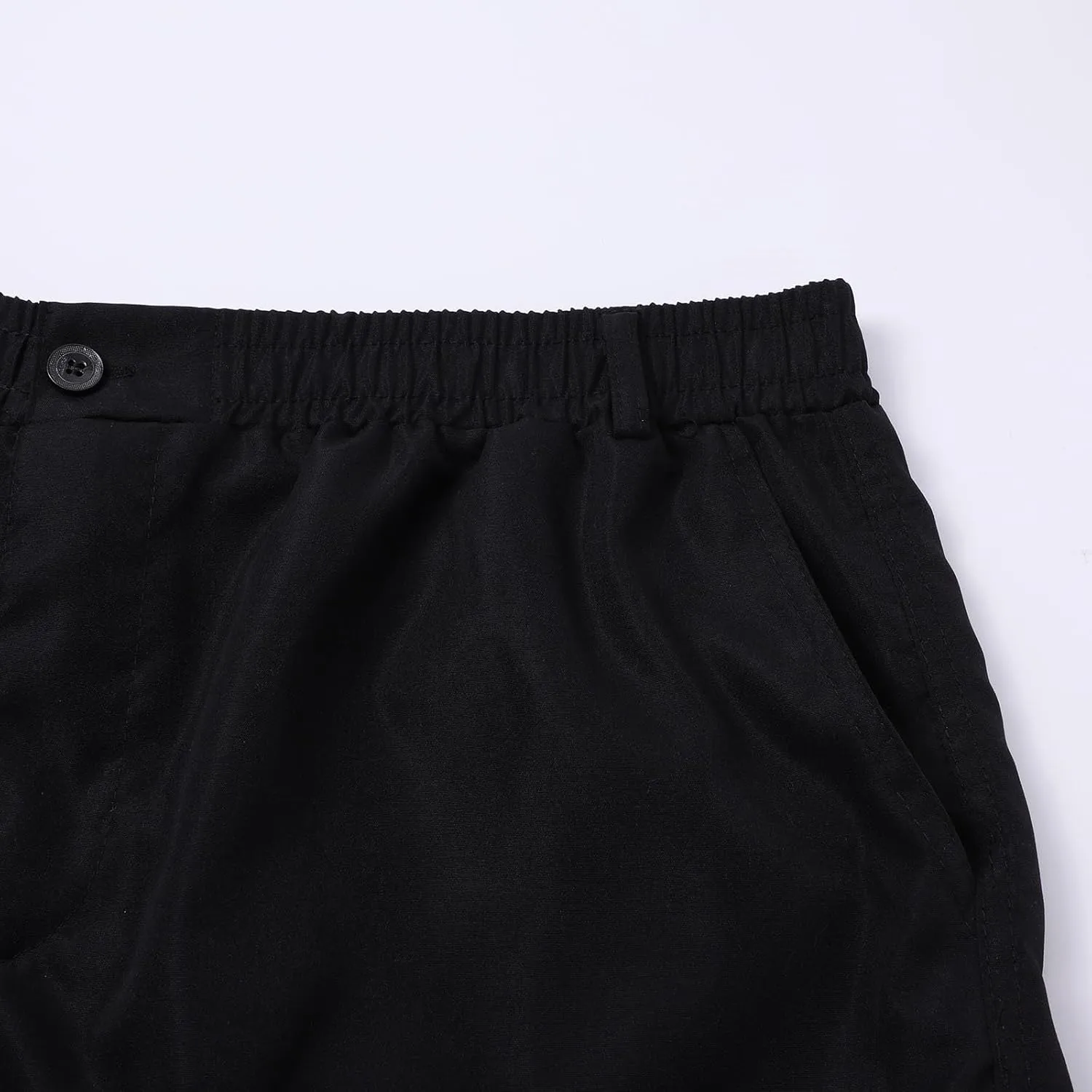 Men's Cargo Tactical Pants Hat Multi Woven Pocket Foot Rope Solid Pants Street Cargo Tie Cargo Pockets Casual