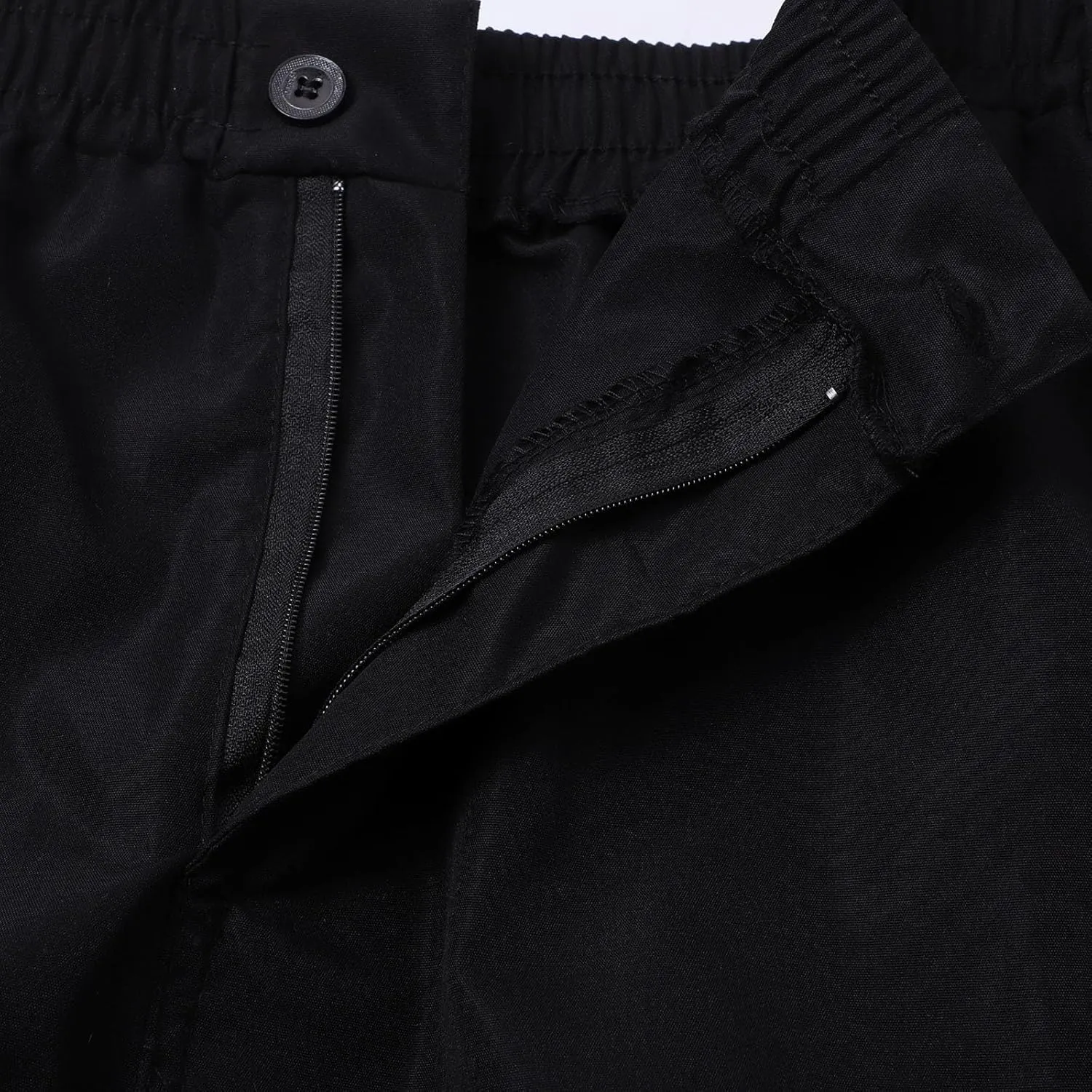 Men's Cargo Tactical Pants Hat Multi Woven Pocket Foot Rope Solid Pants Street Cargo Tie Cargo Pockets Casual