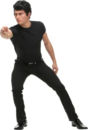 Men's Danny Zuko Grease Costume for Adults | 1950's Movie Character Cosplay Outfit | Greaser Cosplay for Men