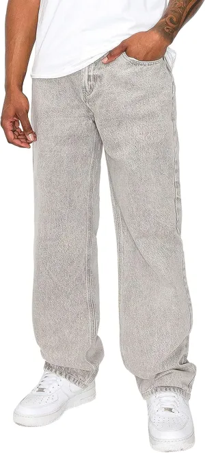 Men's Essential Baggy Wide Denim Jeans