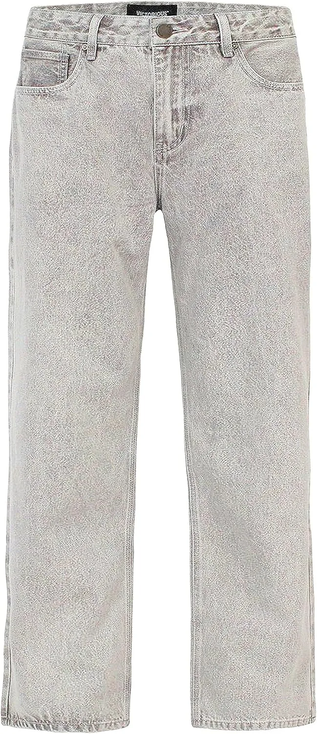 Men's Essential Baggy Wide Denim Jeans