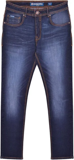Mens Stafford Slim Jeans (40R) (Dark Blue)