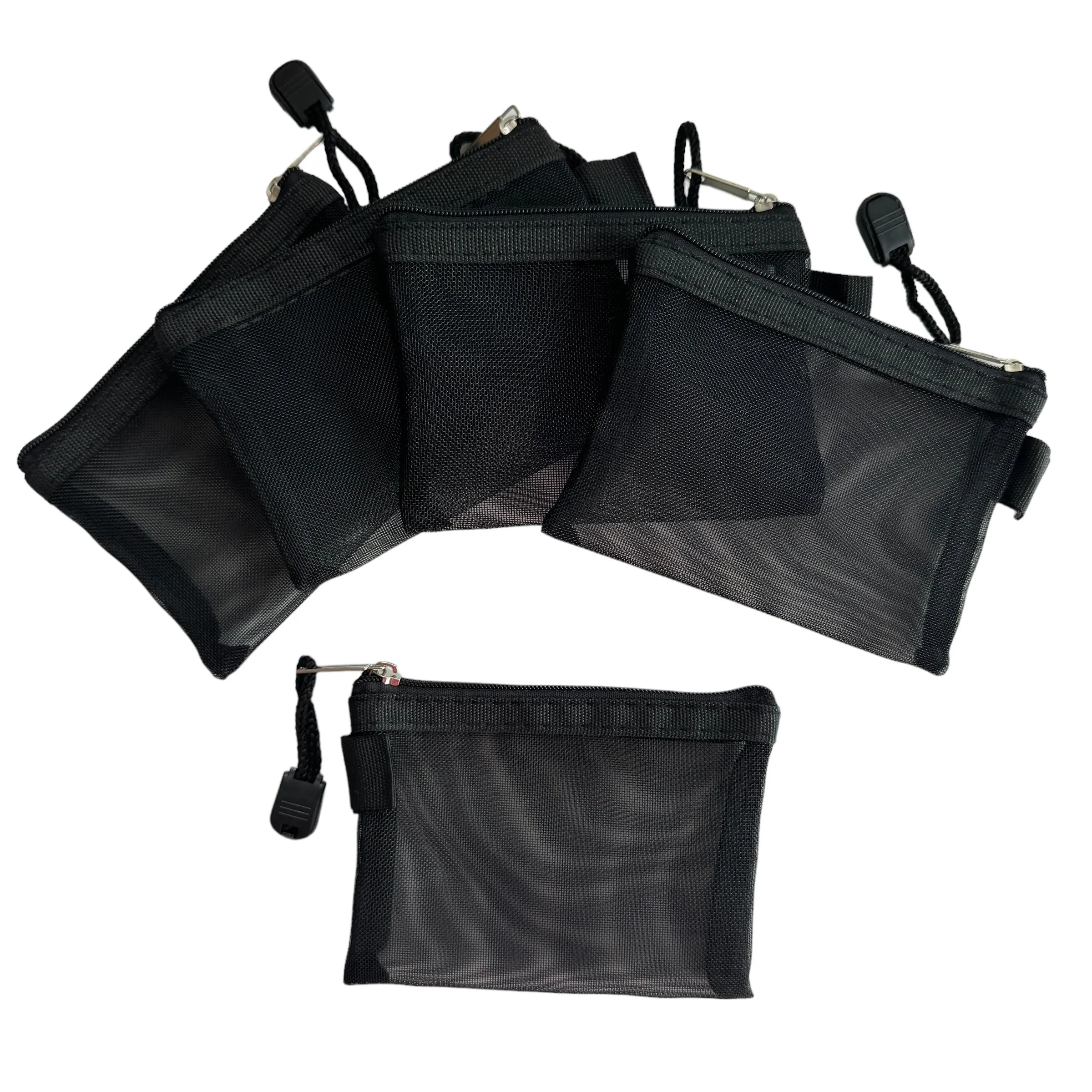 Mesh Zipper Purse