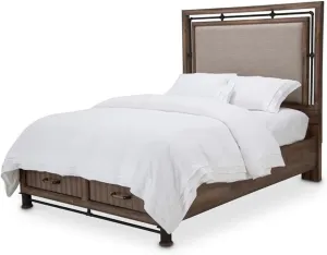 Michael Amini Crossings Four Poster, King, Reclaimed Barn