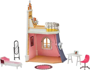 Miraculous Ladybug Marinette's 2-in-1 Bedroom and Rooftop Playset with Accessories by Playmates Toys