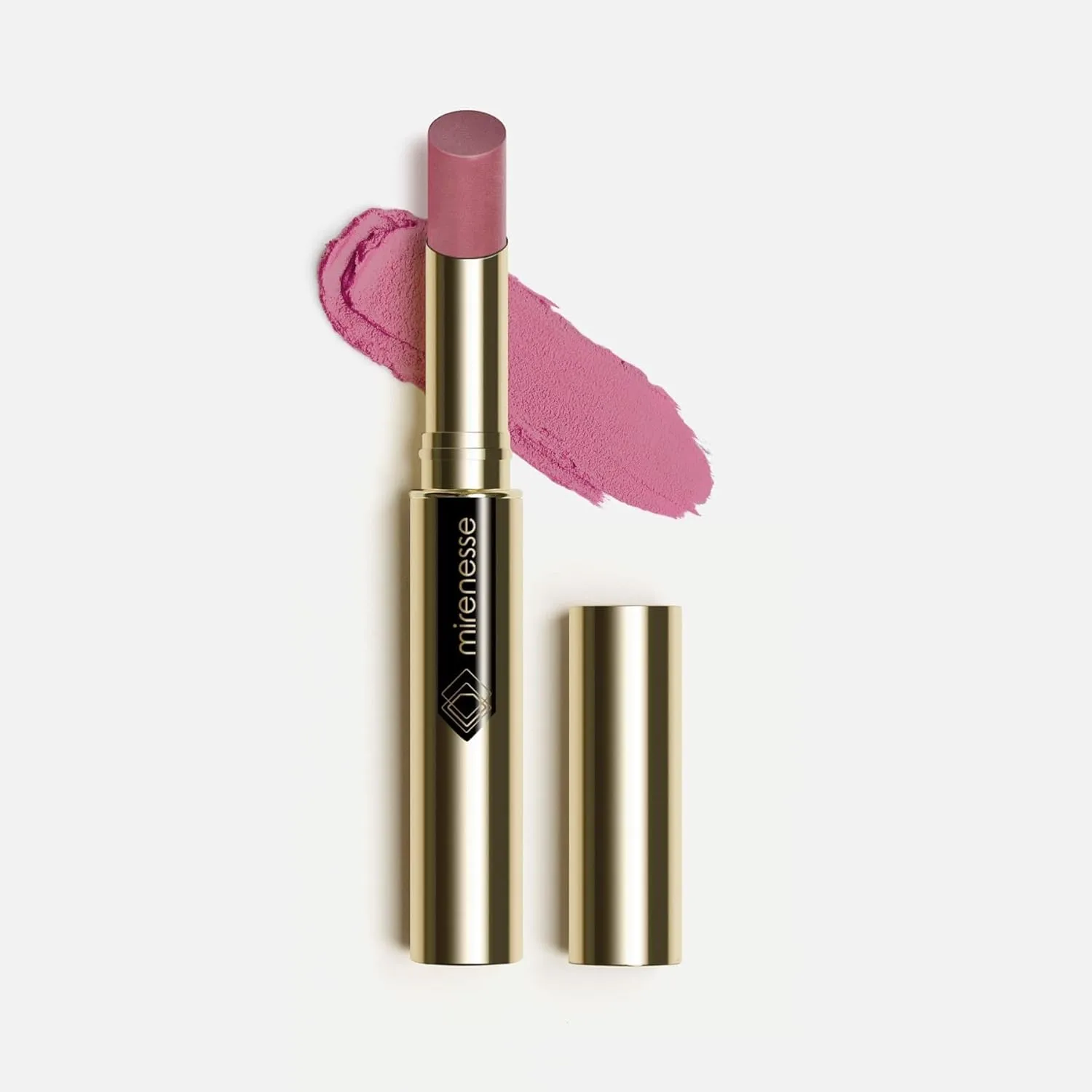 Mirenesse French Kiss Velvet Matte Lipstick, Hydrating Velvet Matte Finish with Vitamin C   Vitamin E, Vegan and Toxin Free, 5 Ecstasy .07 oz
