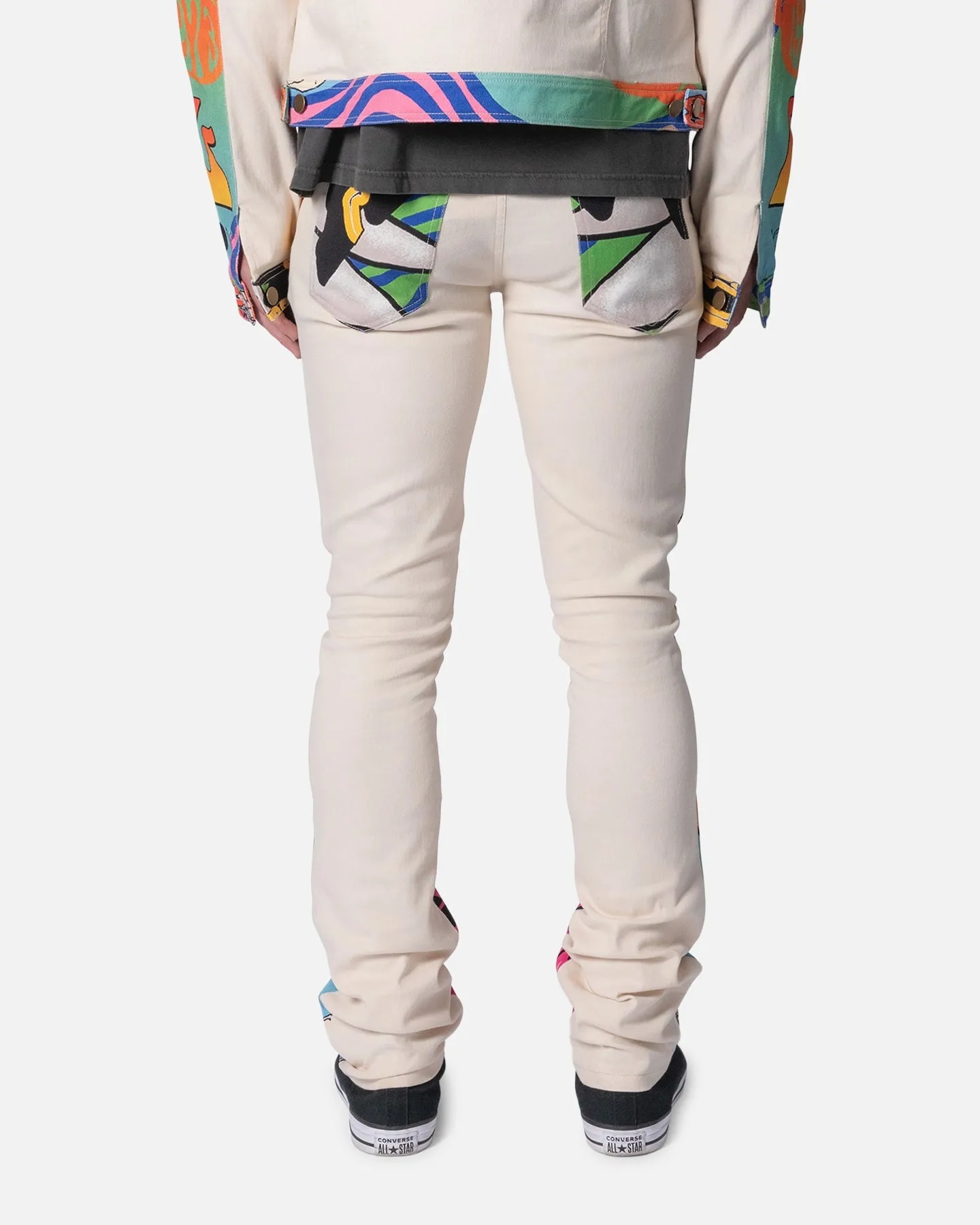 MNML B378 Flare Denim Jeans Multi