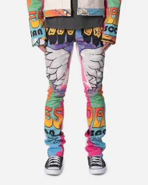 MNML B378 Flare Denim Jeans Multi