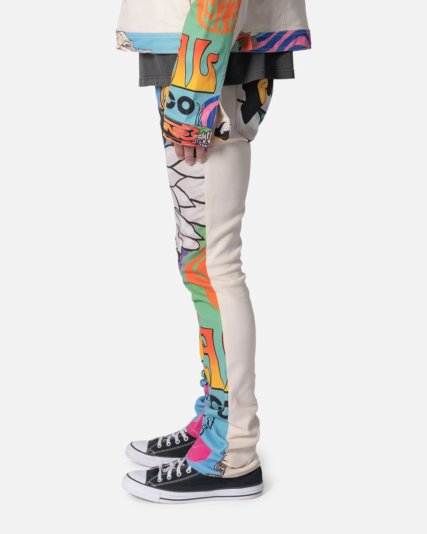MNML B378 Flare Denim Jeans Multi