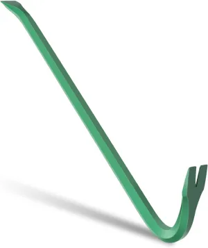 Monkey King Bar-18IN Pry Bar Gooseneck Wrecking Bar-Crowbar tool for Many pulling/Green color
