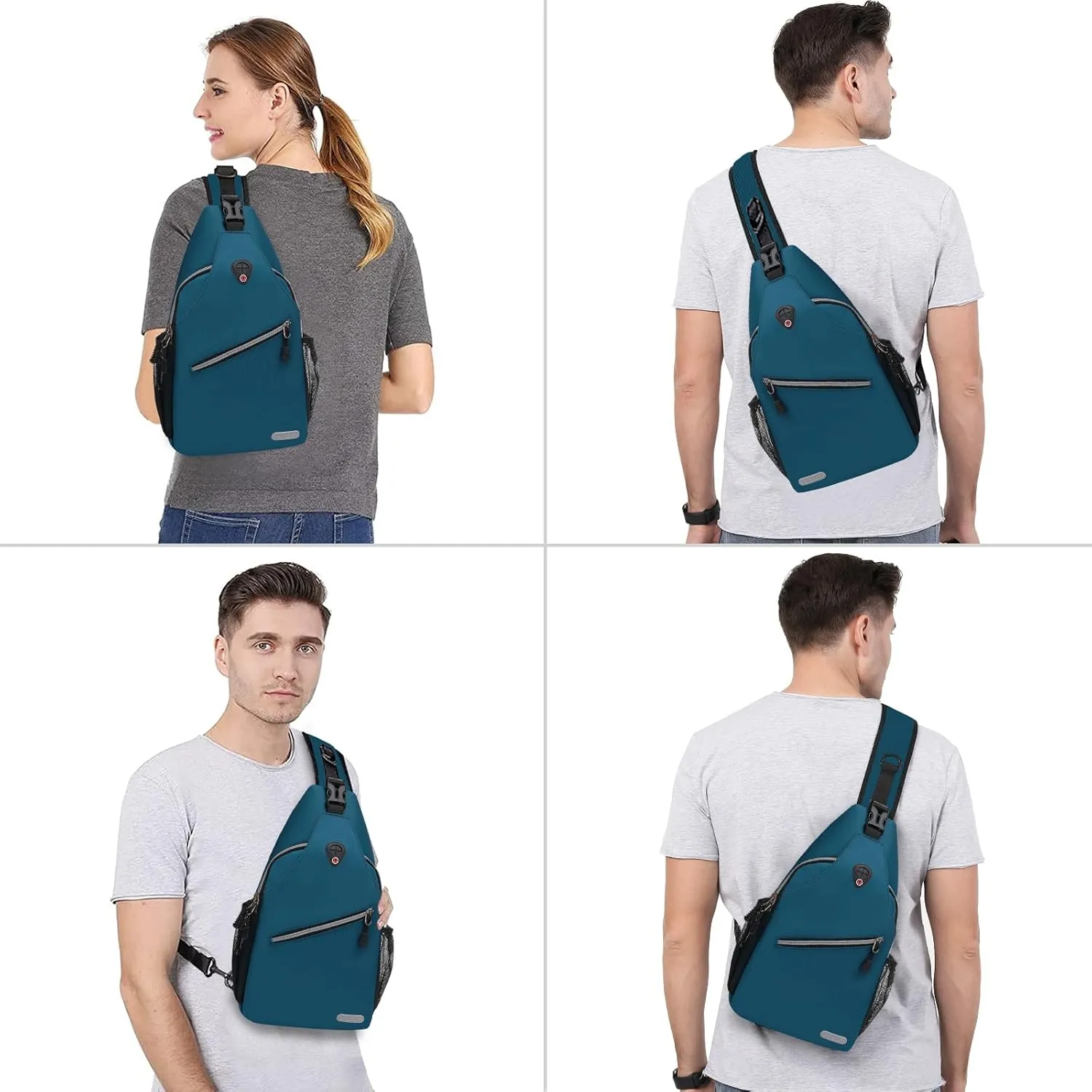 MOSISO Sling Backpack, Multipurpose Crossbody Shoulder Bag Travel Hiking Daypack