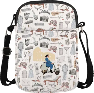 Movie Inspired Gift Romance Comedy B&W Film Tote Bag Movies Merchandise Rome Travel souvenir Gift