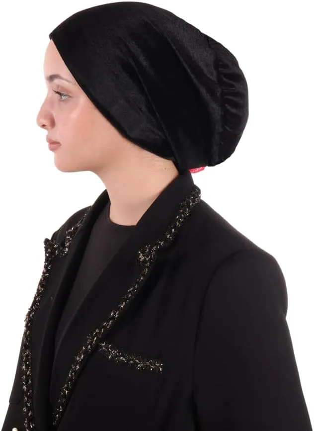 Mu Lan Velvet Low Shaper | Anti-Slip Non-Slip Adjustable Hijab Volumizer | Turban Base Bun | Practical Comfortable