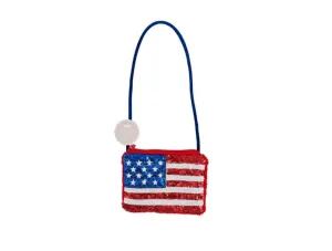 Mud Pie Light Up Flag Purse