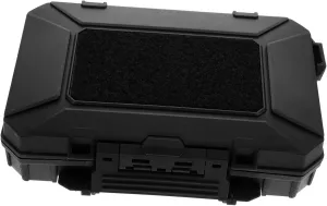 Multi-function Outdoor Equipment Box Airtight Carrying Case Lock Black Anti-seismic Design Made of Nylon