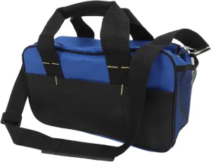 Multifunctional Tool Bag with Shoulder Strap Heavy Duty Canvas Pouch for Electricians Large Capacity Utility Tote Ergonomic Design for Efficient Tool Storage and Easy Carrying
