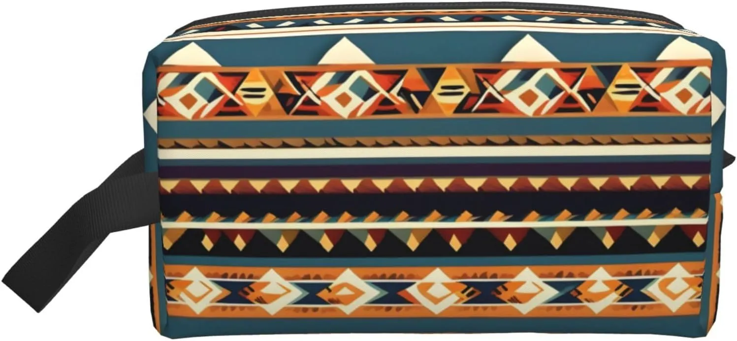 Native American Pattern print Travel Toiletry bag Toiletry bag for women men Cosmetic bag Travel accessories for Women Men