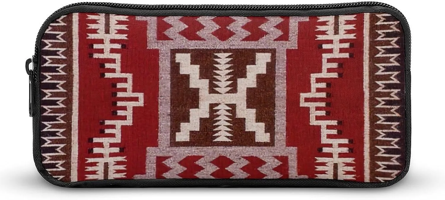 Native American Storm Portable And Cute Large Capacity Stationery Bag