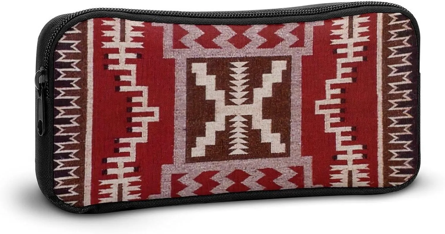 Native American Storm Portable And Cute Large Capacity Stationery Bag