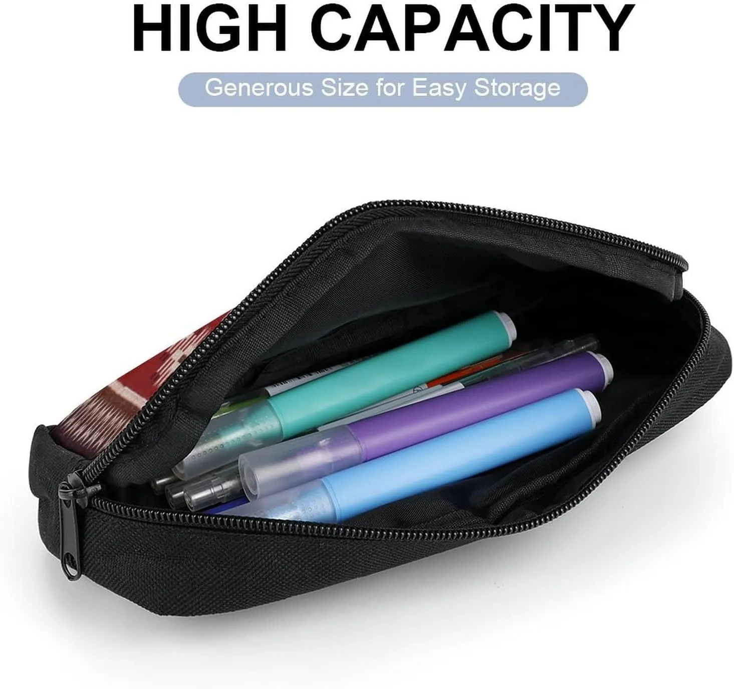 Native American Storm Portable And Cute Large Capacity Stationery Bag