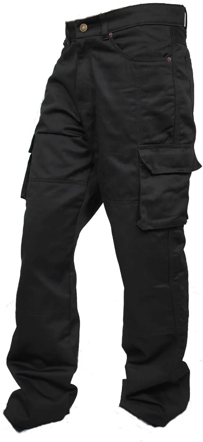 New Motorcycle Working Cargo Trousers Jeans Pants with Aramid Protective Lining
