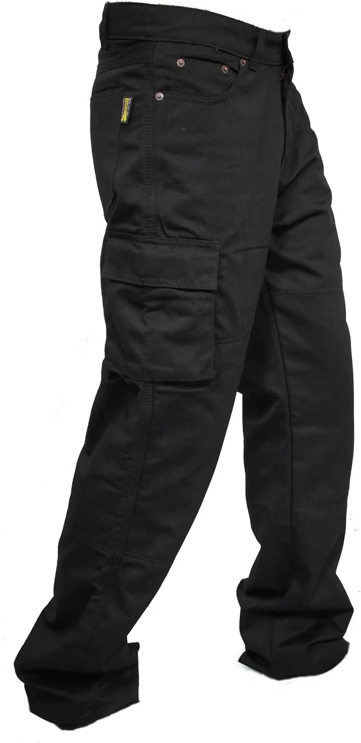 New Motorcycle Working Cargo Trousers Jeans Pants with Aramid Protective Lining