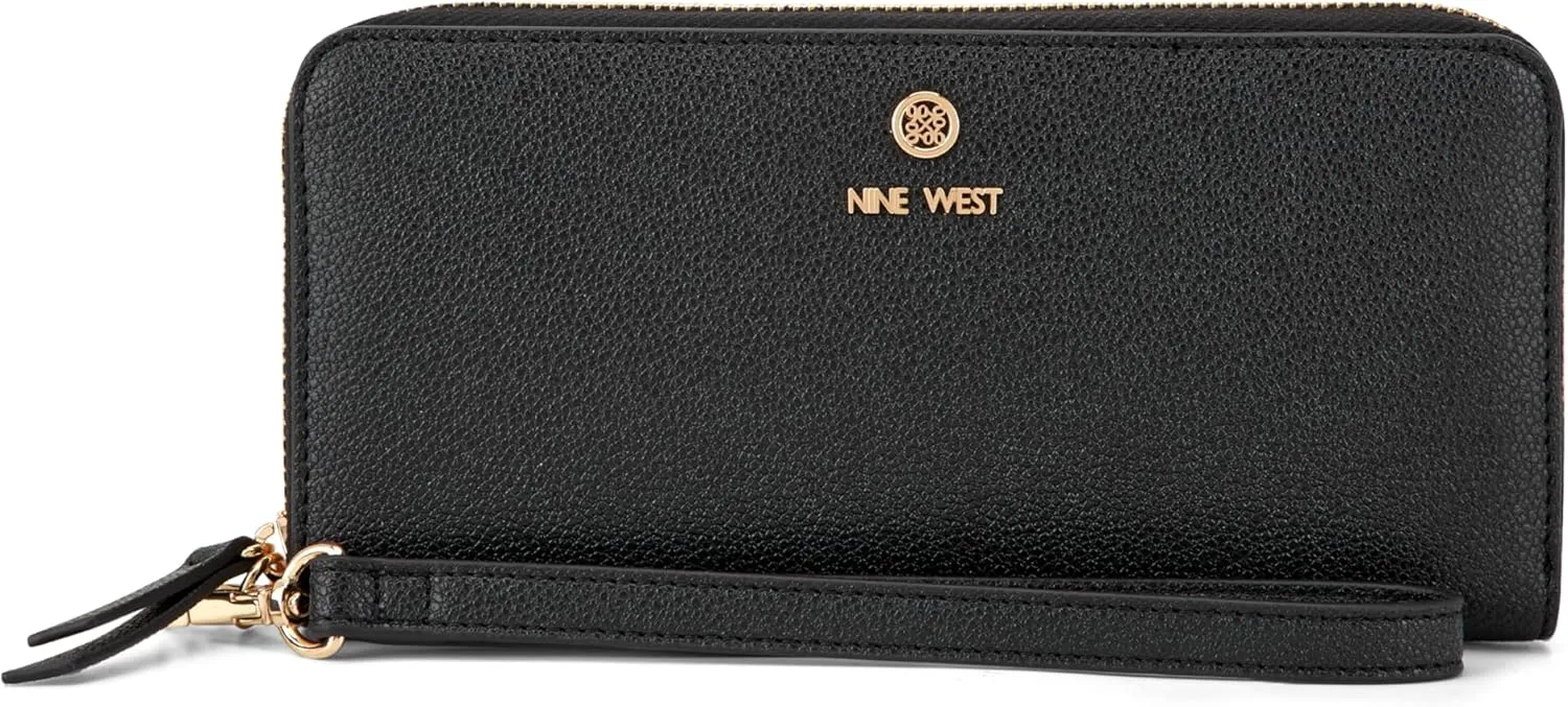 Nine West Lockup 9 Zip Around Wallet with Wristlet