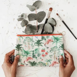 Nova Tropical Print Cosmetic   Wash Bag