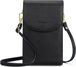 nuoku Crossbody Phone Bag for Women, Mini Crossbody Purse, Small Phone Wallet Crossbody with Removable Card Holder