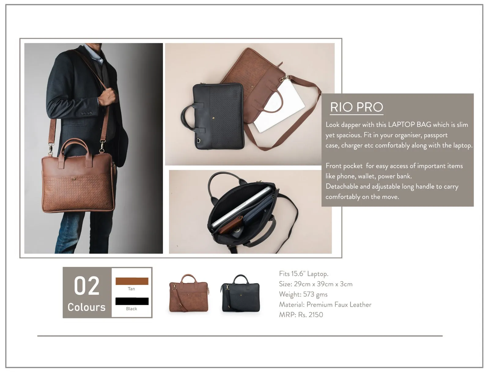Oblique Rio Pro Laptop Bag: 1N