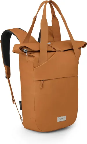 Osprey Arcane Zip Top Tote Backpack, Toffee Orange