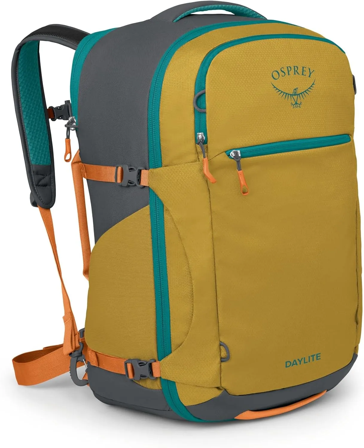 Osprey Daylite 44L Carry-On Travel Pack, Tumbleweed Yellow/Tunnel Vision
