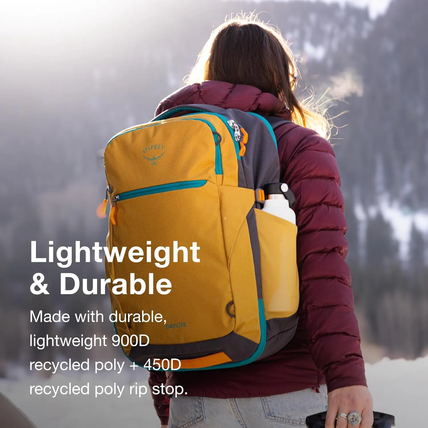 Osprey Daylite 44L Carry-On Travel Pack, Tumbleweed Yellow/Tunnel Vision