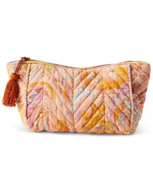 Paisley Paradise Velvet Toiletry Bag - Kip&Co