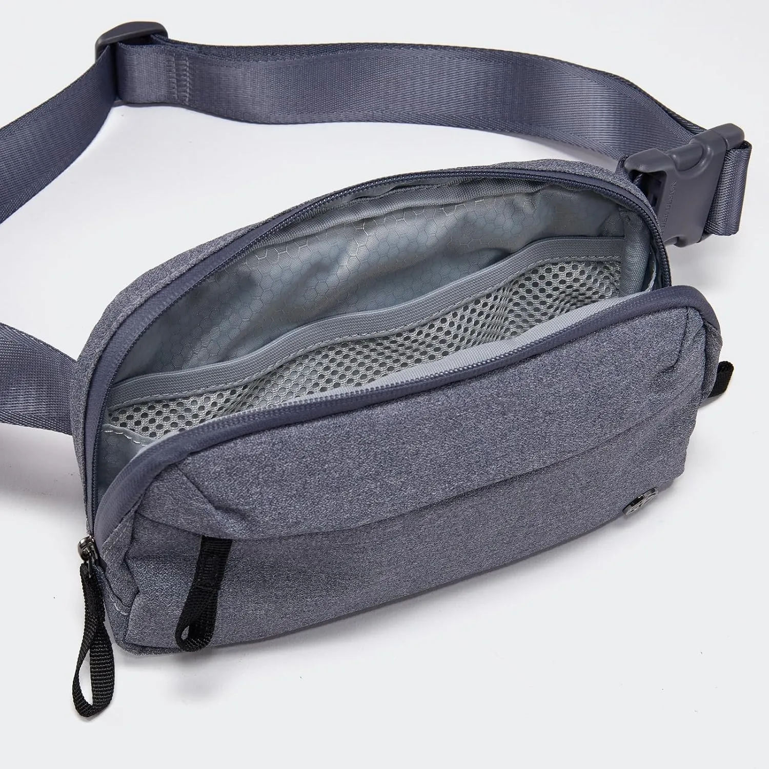 Pander Crossbody Sling Bag for Travel, Outdoor, and Everyday Use – Adjustable Strap, Lightweight Shoulder Bag, Heather Grey
