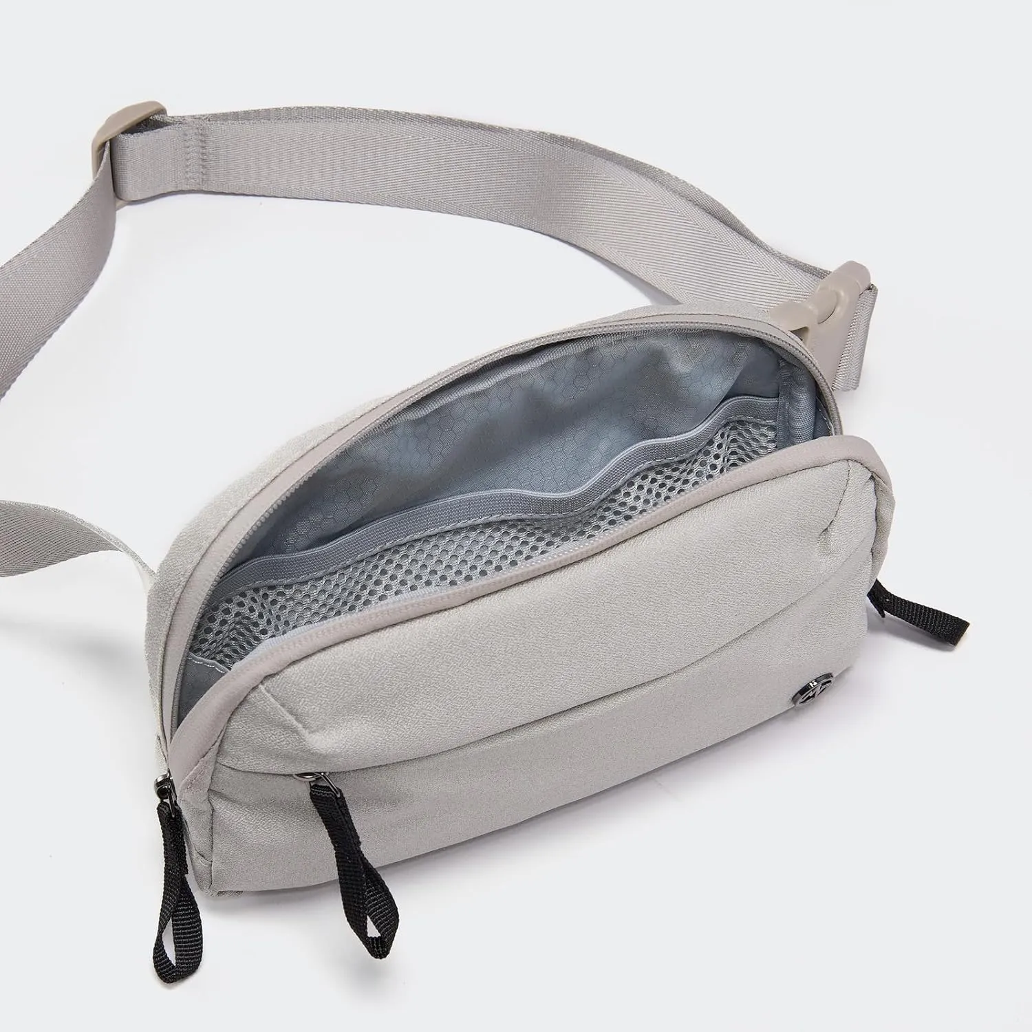 Pander Crossbody Sling Bag for Travel, Outdoor, and Everyday Use – Adjustable Strap, Lightweight Shoulder Bag, Light Grey