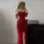 Party Evening Long Industrial-grade Large-scale promotion Dresses Women Elegant Spring Female Chic Vintage Sexy Slit Knot Tube Velvet Dress Slim Street Solid Vestidos