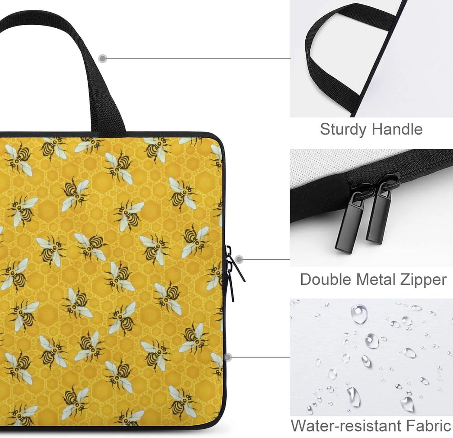 Penguin Bird Large Capacity Anti Drop Portable Laptop Bag Unisex