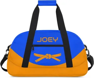 Personalized Martial Art Bag Duffel Bag for Boys Girls, Custom Taekwondo Karate Bag for Travel Weekender Practice Orange Belt