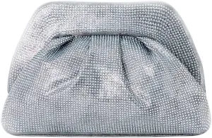 PHILOMENA Shiny Clutch Purse for Women Bling Sparkly Evening Bag Purse Weddings Handbag