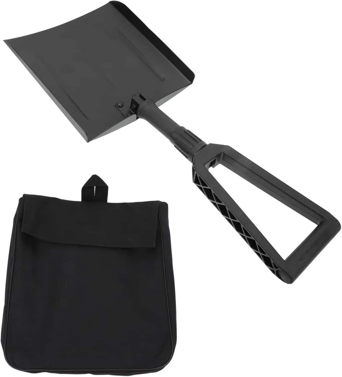 POPETPOP 1 Set Multi Function Snow Shovel Tool for Winter Disaster Prevention Lightweight Ergonomic Design for and Ice Removal for Camping Driving and Snowmobiling