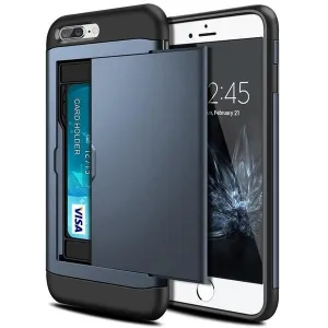 Portable Shockproof Hybrid Wallet Case Cover For Iphone and Samsung