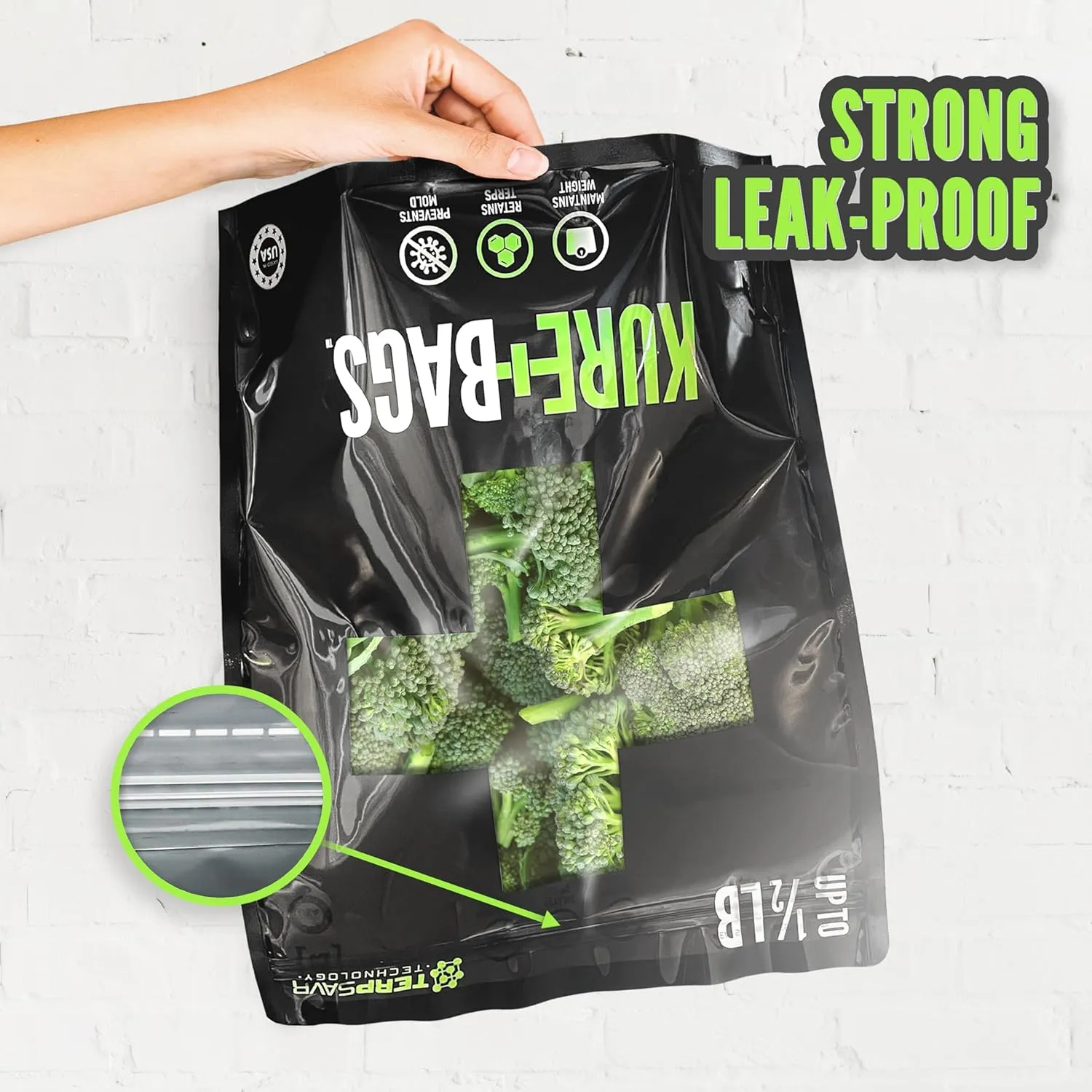 Pound Resealable Food Storage Bags for Curing & Packaging (10)
