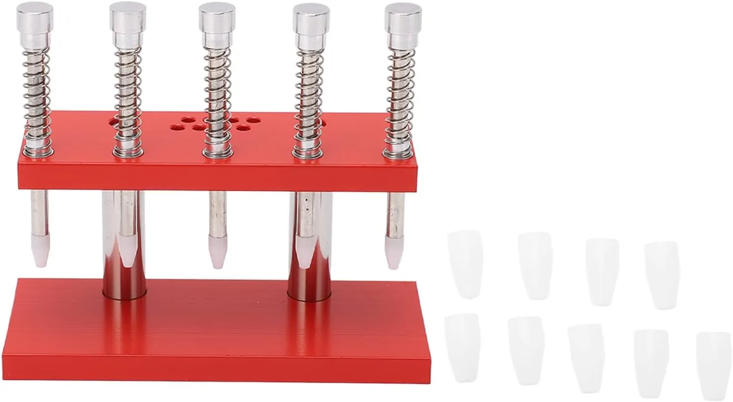 Premium Aluminium Alloy Watch Hand Presser, 5 Pin Design for Easy Removal and Installation, Wide Compatibility for Various Watches, Simple and Efficient Repair Tool