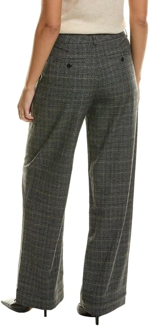 Proenza Schouler White Label Plaid Wide Leg Suiting Pant
