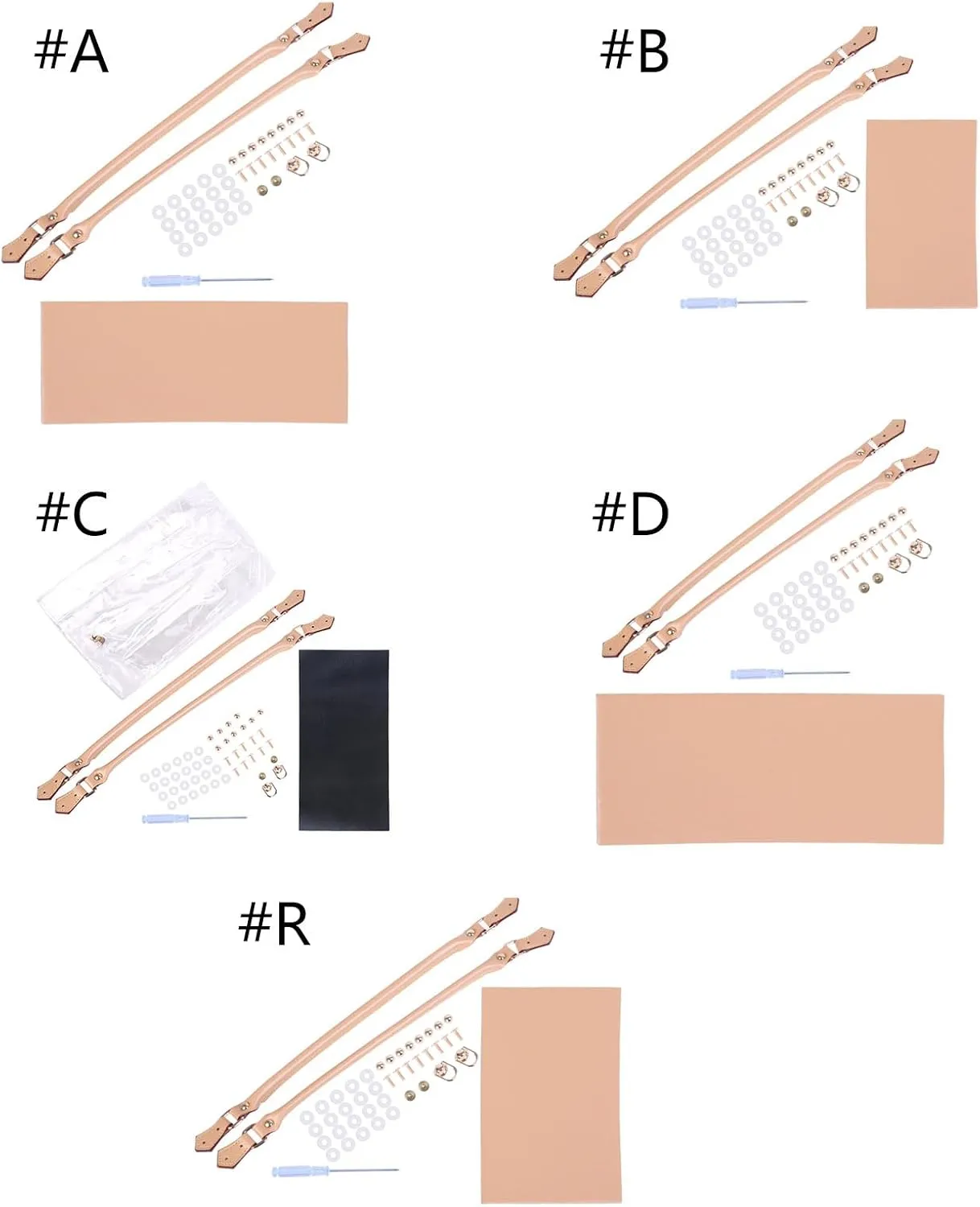 Purse Bag Making Clear PVC Craft Tool Set For Handmade Handbags, Bags & Accessories