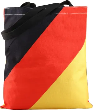 PWHAOO Germany Flag Tote Bag German Native Tote Bag Germany Pride Tote Bag Germany Traveler Gift