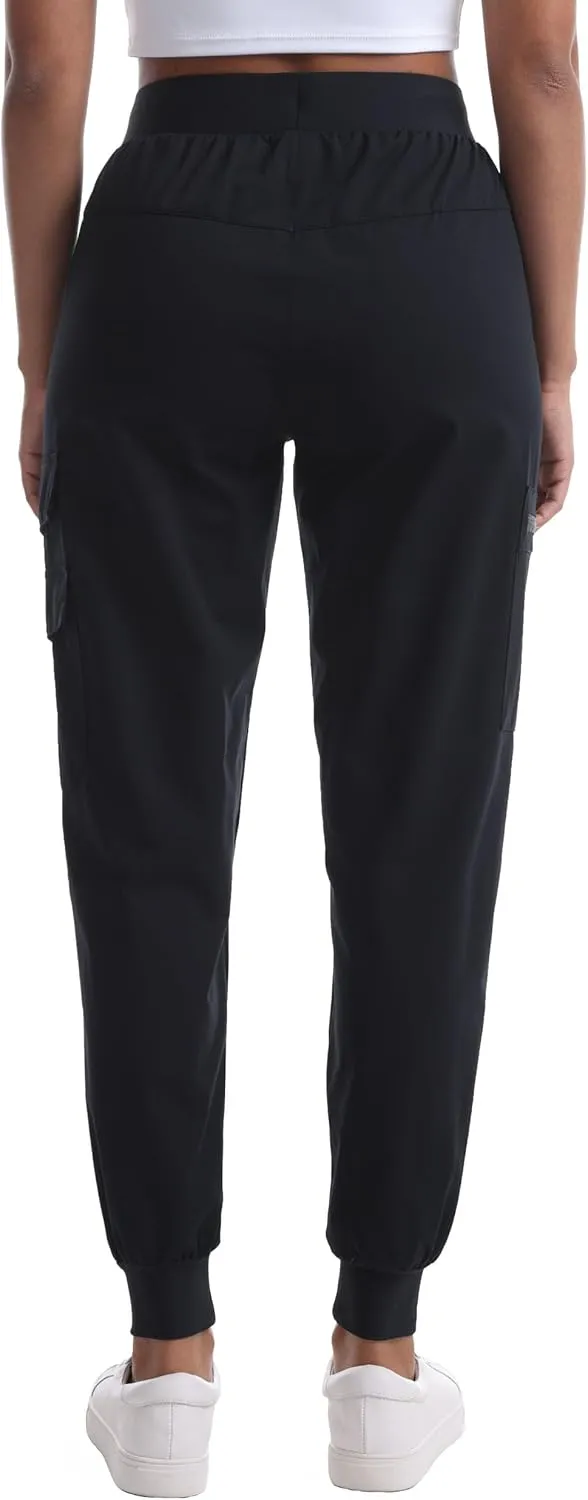 Quick Dry Women's Cargo Pants with Pockets Lightweight Hiking Joggers for Workout Athletic Casual Outdoor Camping
