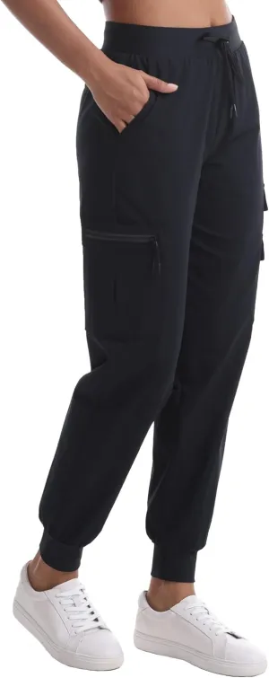Quick Dry Women's Cargo Pants with Pockets Lightweight Hiking Joggers for Workout Athletic Casual Outdoor Camping